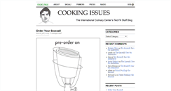 Desktop Screenshot of cookingissues.com