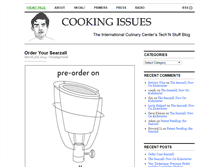 Tablet Screenshot of cookingissues.com